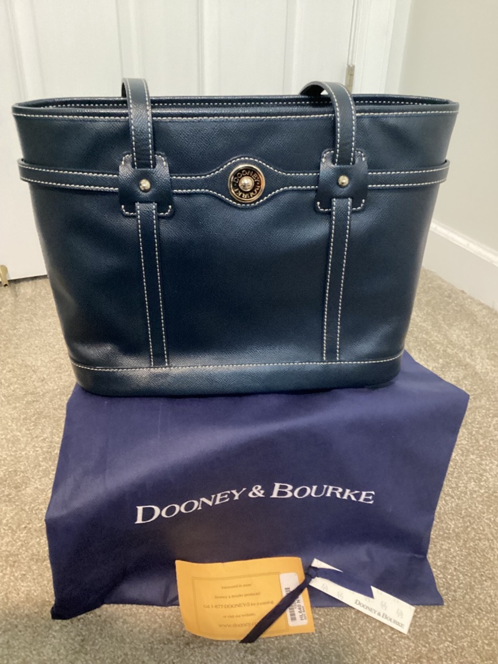 Donned & Bourke Logo Lock Tote